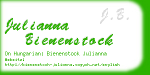 julianna bienenstock business card